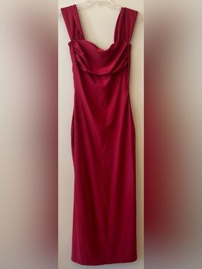 Classic Women's Dress is Red